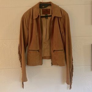 Ralph Lauren suede fringe jacket 6
